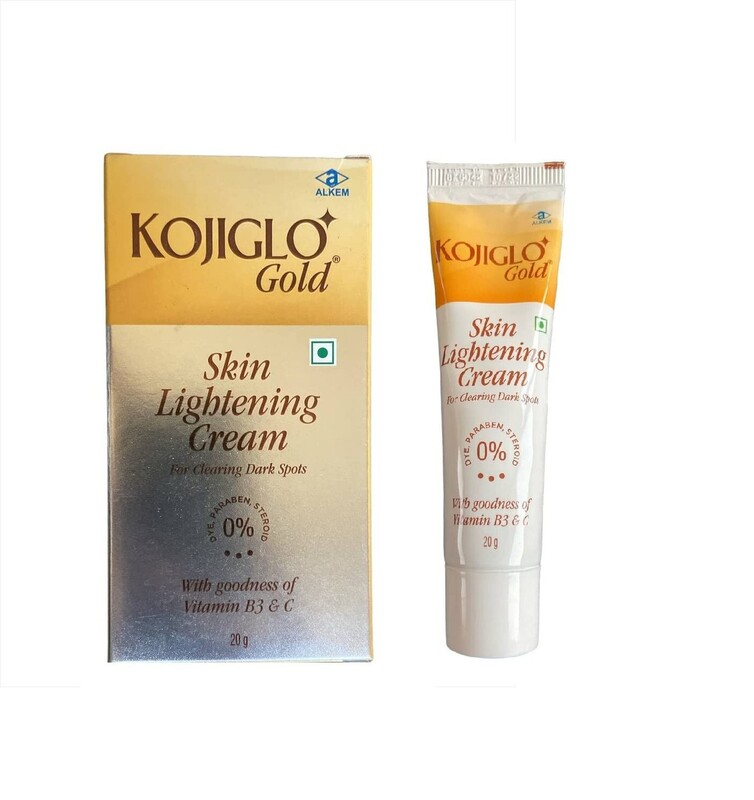 Kojiglo -Gold Skin Lightening Cream with Vitamin B3 & C | For Clearing Dark Spots