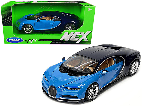Bugatti Chiron | 1:24 | Welly-Blue