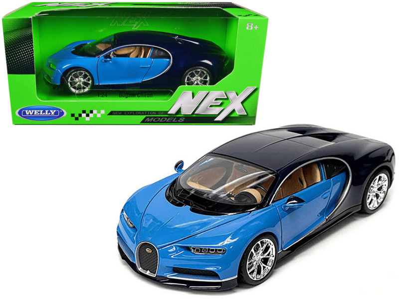 Bugatti Chiron | 1:24 | Welly-Blue