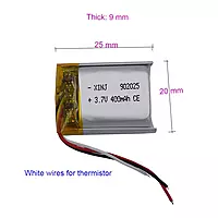 Lithium – Ion Rechargeable Battery 3.7V 4000 mAh with NTC -18650 Model