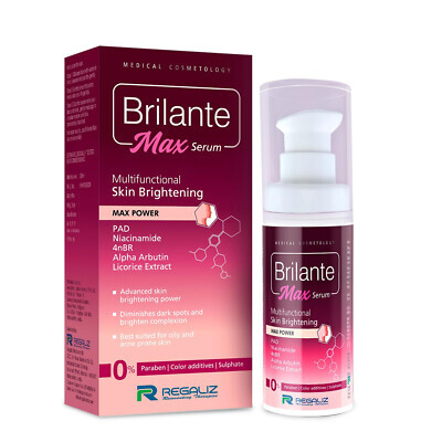 Regaliz Brilante Max Serum for Dark Spots Uneven Skin Tone and Dullness