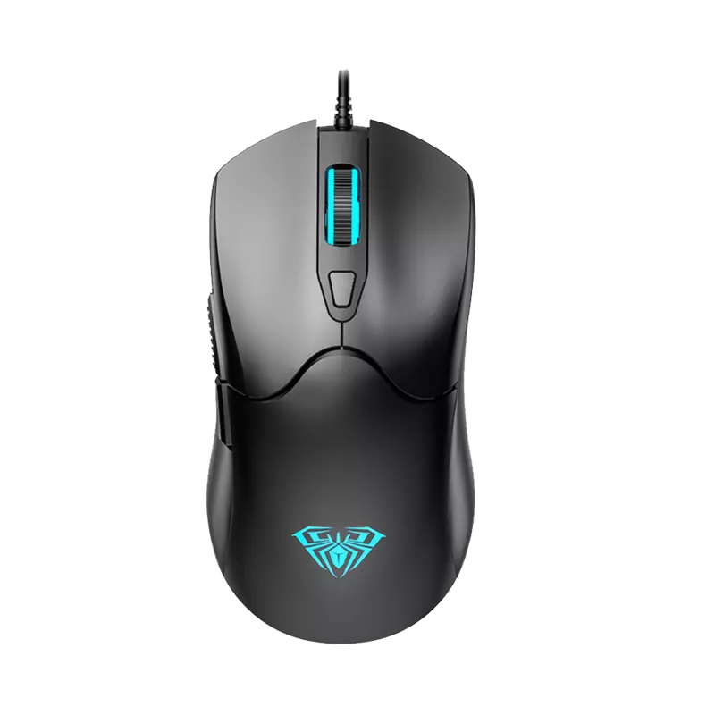 OpenBox Aula S13 / Viper Design, Lightweight (110 gm),6 buttons,upto 3600 DPI,Rainbow Backlit Wired Optical Gaming Mouse