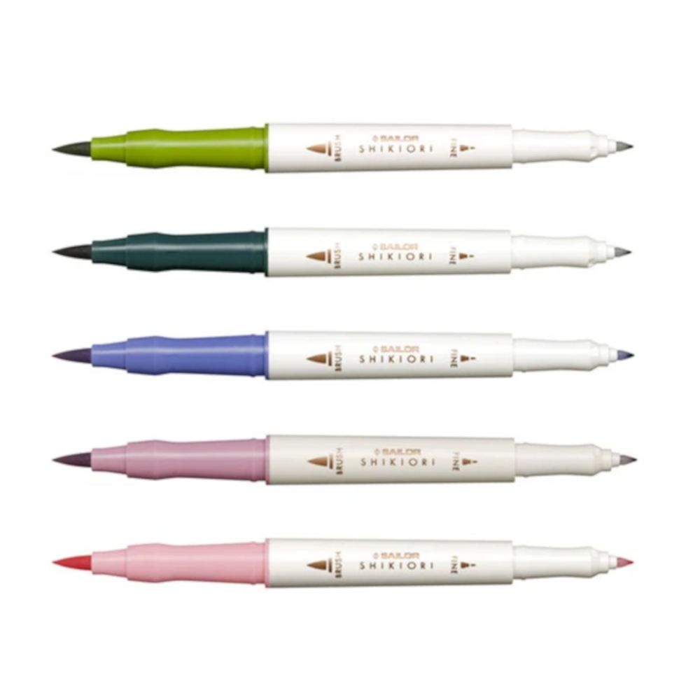 Sailor Shikiori Twin Brush Pens Spring