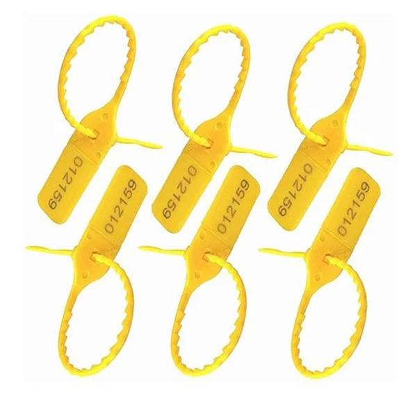 Tie Yellow, Red Safety Inspection Tag, Size: 2'' Inch