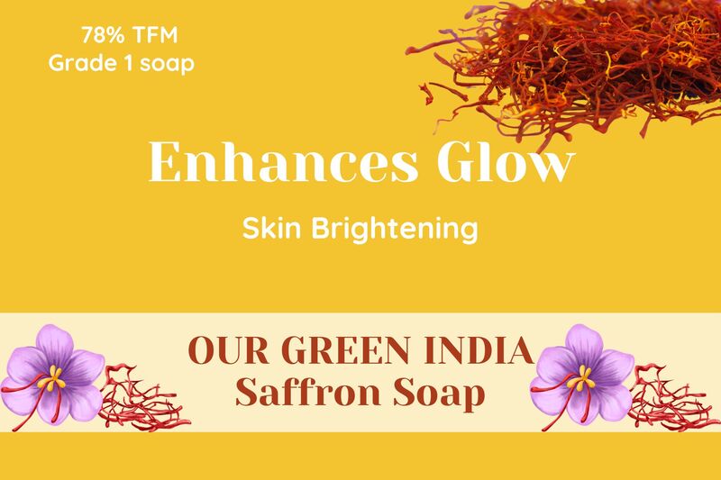 Our Green India Saffron Soap
