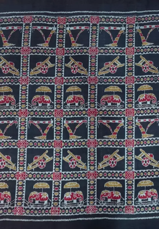 SAGADAGADI BANDHA FABRIC-BLACK