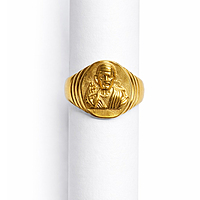 Impon Sai Baba Ring – Gold Finish Devotional Jewelry