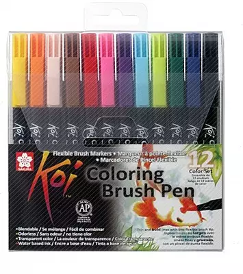 SAKURA KOI BRUSH PEN 12 SET