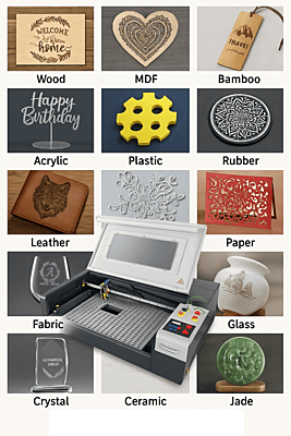 6040 laser cuttings and engraving machine