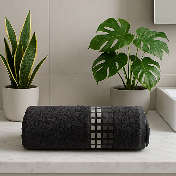 Cotton Towel Black
