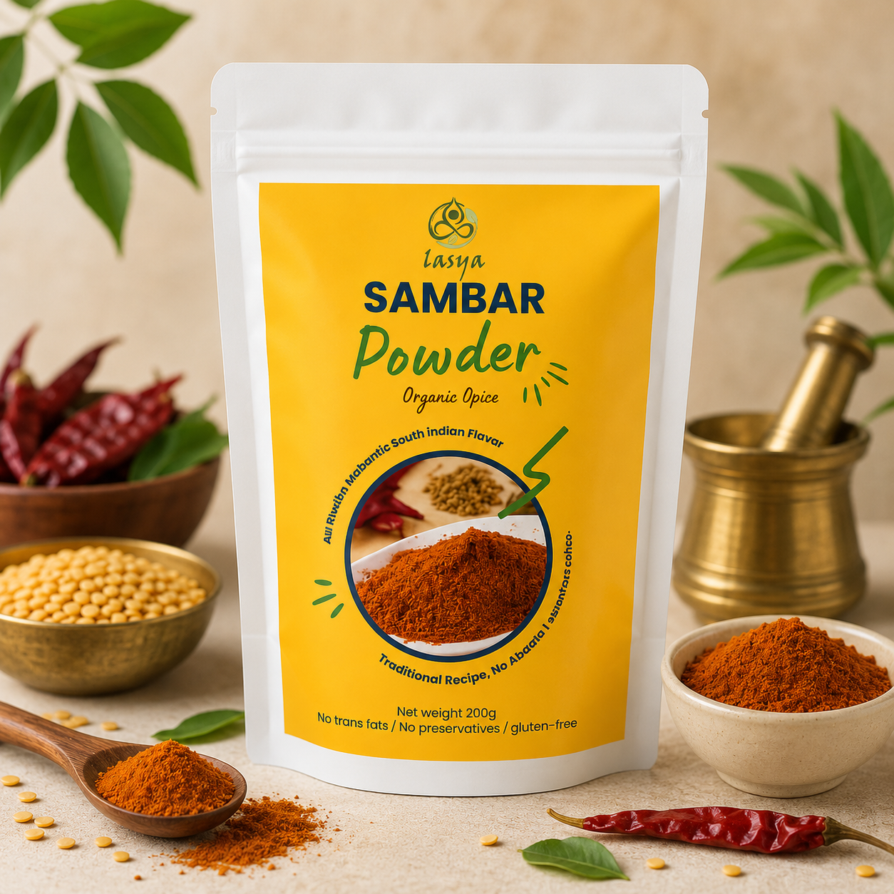 Home made Sambar Powder – Taste of Tradition in Every Spoon