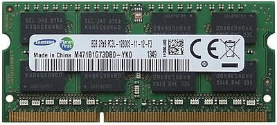 SAMSUNG Pin Sodimm 8GB 1 x 8GB DDR3 PC3L-12800 1600MHz 204 RAM Memory for Laptops |(SAM-LAP-8GB-12800L)