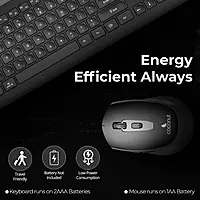 Coconut Sapphire Wireless Combo (Bluetooth & 2.4GHz, Seamless Connectivity, Sleek Design, Reliable Keyboard & Mouse for All Devices, 1 Year Warranty)