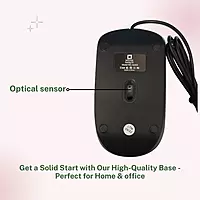 Live Tech LT SARA Wired Optical Mouse – USB | Ergonomic Design | Smooth Tracking | Responsive Buttons | Gaming & Office Use