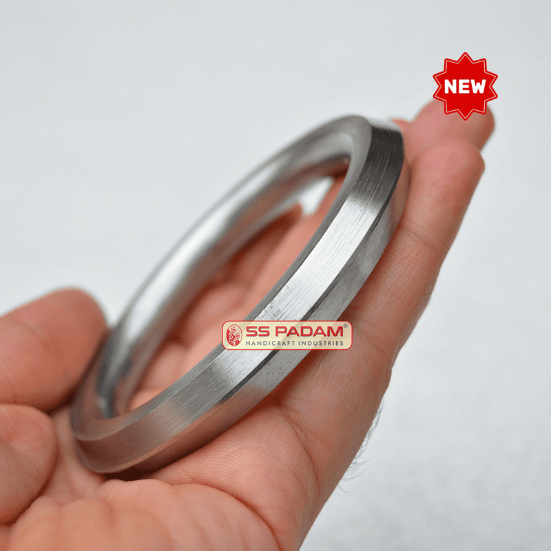 12mm Heavy Iron Sarbloh Sharp Punjabi Kada for Men