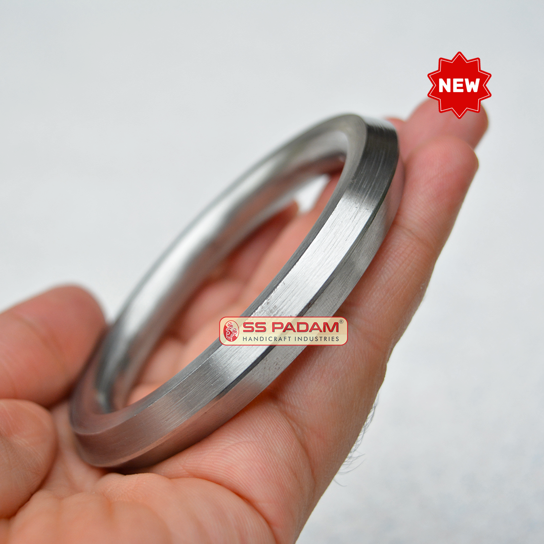 12mm Heavy Iron Sarbloh Sharp Punjabi Kada for Men