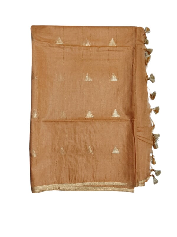 Mustard Woven Kota Silk Saree with Running Blouse