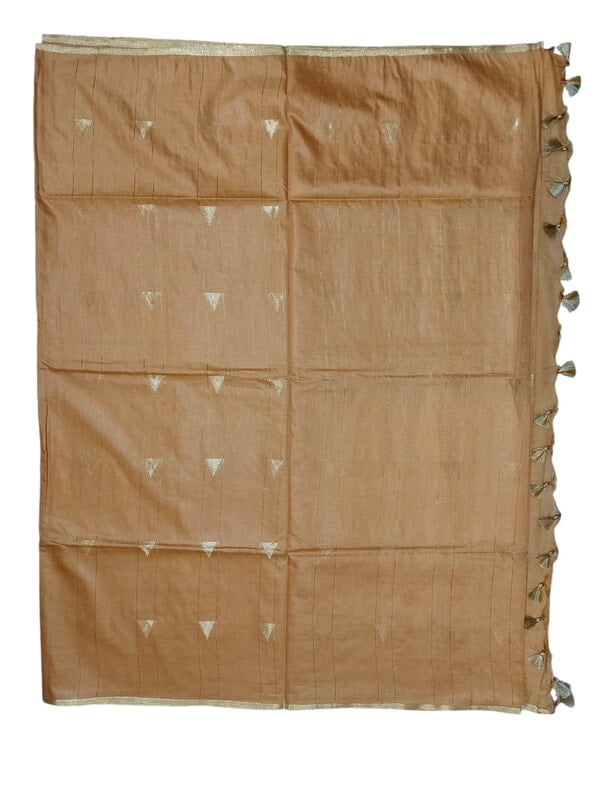 Mustard Woven Kota Silk Saree with Running Blouse