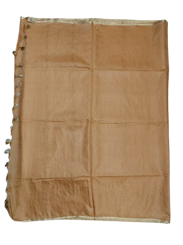 Mustard Woven Kota Silk Saree with Running Blouse