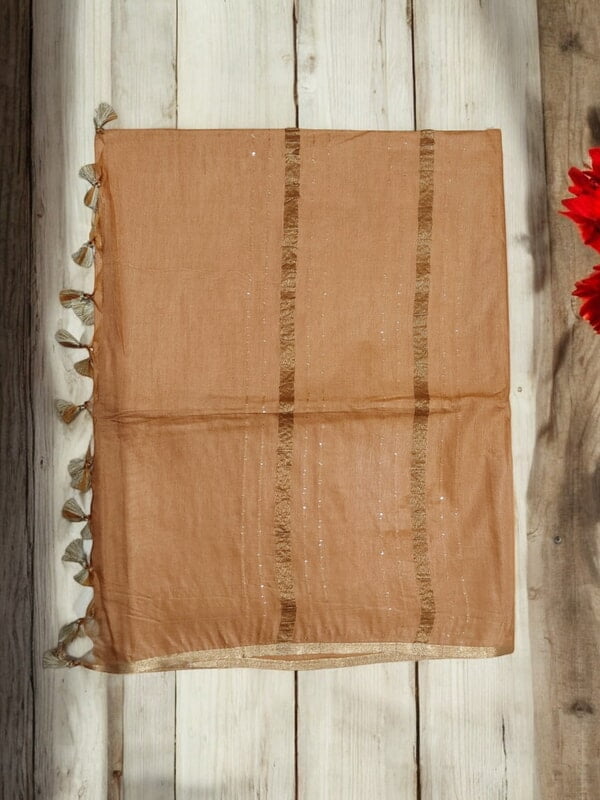 Mustard Woven Kota Silk Saree with Running Blouse