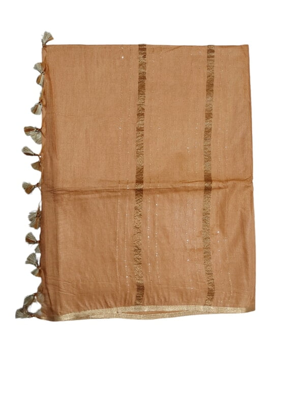 Mustard Woven Kota Silk Saree with Running Blouse