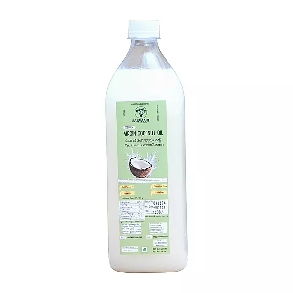 Premium Virgin Coconut Oil (Fresh Tiptur - 1L) | DME Method