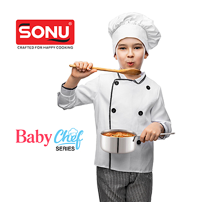 Sonu Baby Chef Stainless Steel Cookware Mini