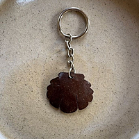 Coconut Shell Key Chain