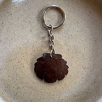 Coconut Shell Key Chain