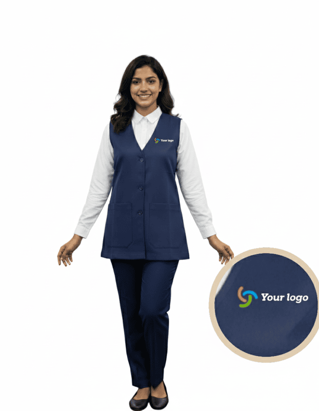 Unisex Sleeveless Work Coat