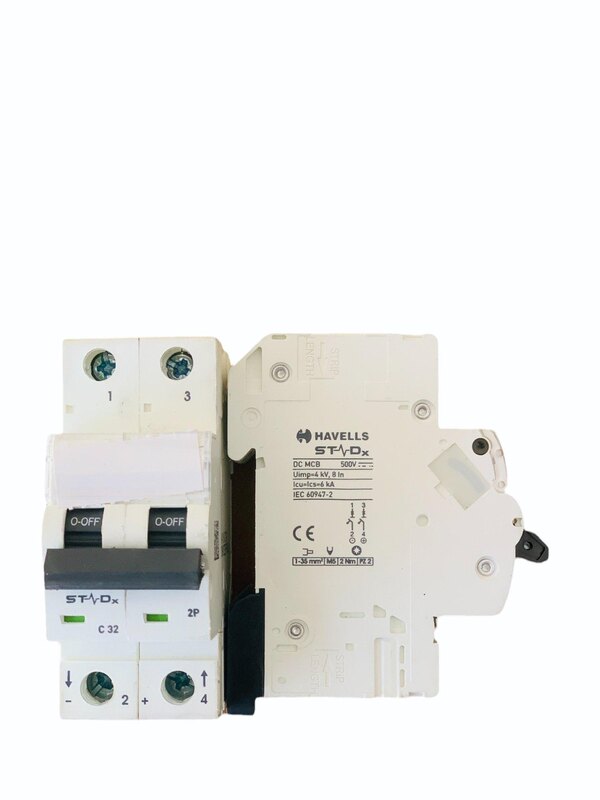 Schneider 32A 2P 500Vdc MCB