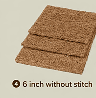 Coir Scrubber | Natural Coconut Fiber Cleaning Scrubber