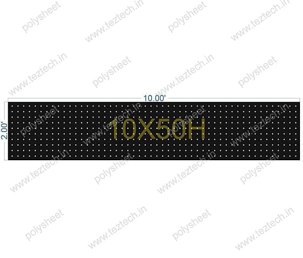 SCR119 2X10 FEET IOX50 HOLESSCREEN TOTAL HOLES=500