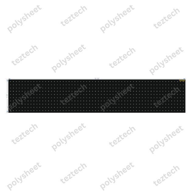 SCR121 3X16 FEET 10X60 HOLES SCREEN TOTAL HOLES=600