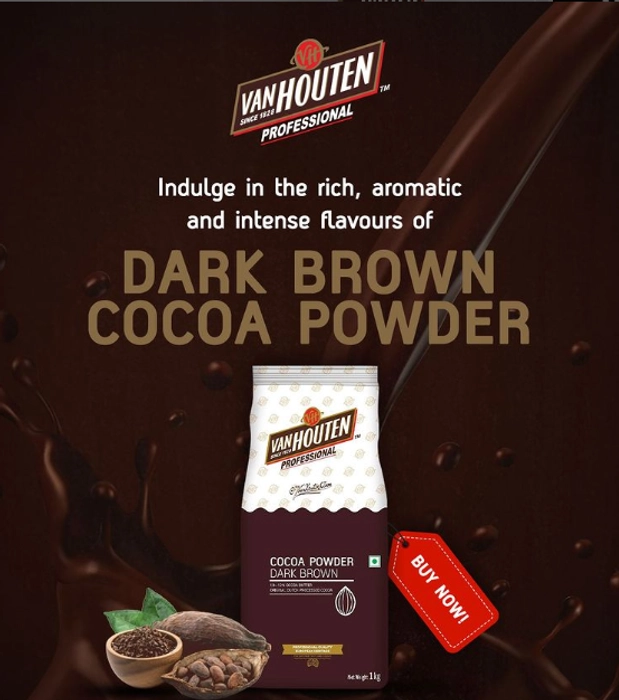 Vanhouten dark brown cocoa powder