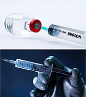 HMD Unolok Syringe 2.5ml 24G x 1 Inch Needle | Luer Lock Sterile Disposable Syringe | Box of 100