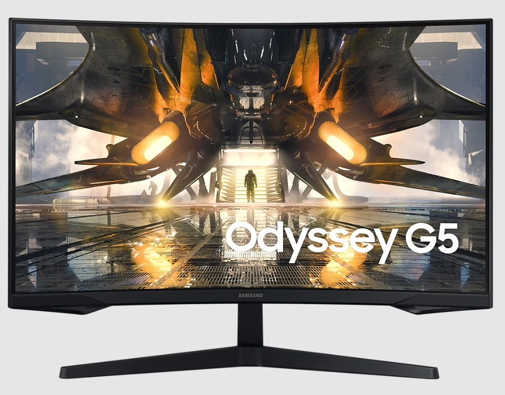 Samsung G5 32-Inch WQHD Gaming Monitor – 165Hz, AMD FreeSync Premium, Samsung G5 32-Inch WQHD Gaming Monitor – 165Hz, AMD FreeSync Premium,