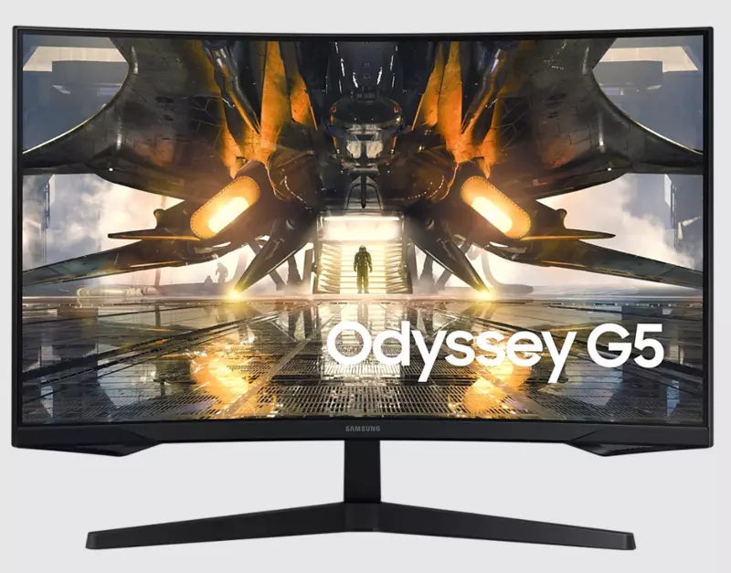 Samsung G5 32-Inch WQHD Gaming Monitor – 165Hz, AMD FreeSync Premium,