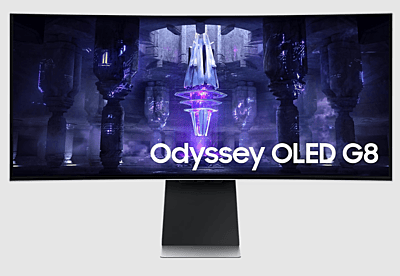 SAMSUNG , 34" Gaming Monitor, 175Hz Refresh Rate, 0.03ms GTG Response Time, G8 OLED
