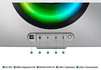SAMSUNG , 34" Gaming Monitor, 175Hz Refresh Rate, 0.03ms GTG Response Time, G8 OLED