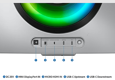 SAMSUNG , 34" Gaming Monitor, 175Hz Refresh Rate, 0.03ms GTG Response Time, G8 OLED