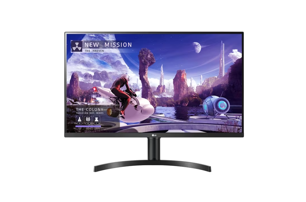 LG, 31.5 (80.01cm) QHD IPS Monitor with AMD FreeSync, 32QN650-B