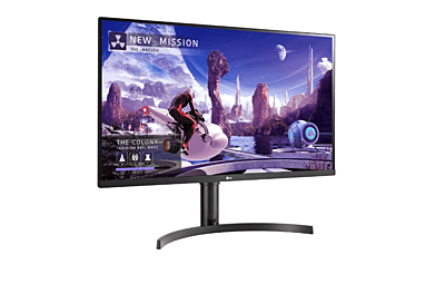 LG, 31.5 (80.01cm) QHD IPS Monitor with AMD FreeSync, 32QN650-B