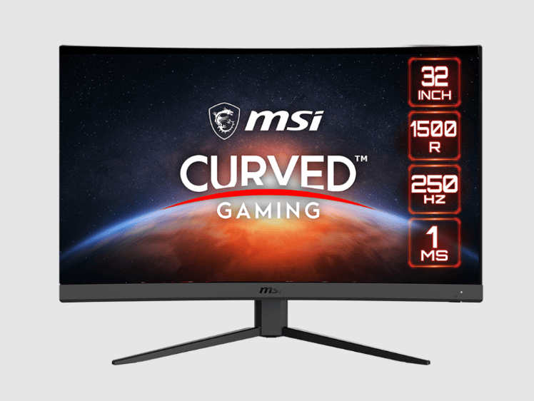 MSI 32" 250Hz FHD Curved Gaming Monitor, VA Panel, 1ms, FreeSync Premium, HDR Ready, G32C4X