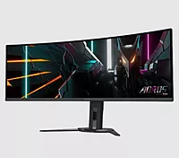 GIGABYTE, 49" OLED Curved, 5120x1440 DQHD, 144Hz, 0.03ms GTG, FreeSync, AORUS CO49DQ