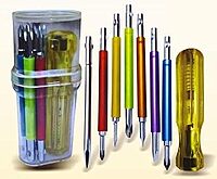 Multicolor Insulated Screwdriver Set of 6 + 1 Poker + 1 Tester | Heavy Duty