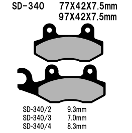 Vesrah SD-340 Ceramic Brake Pads