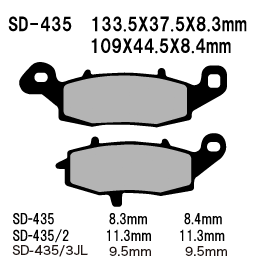 Vesrah SD-435 Ceramic Brake Pads
