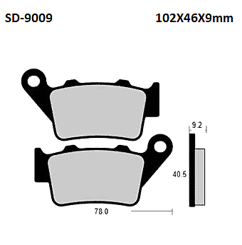 Vesrah SD-9009 Ceramic Brake Pads