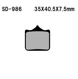 Vesrah SD-986 Ceramic Brake Pads